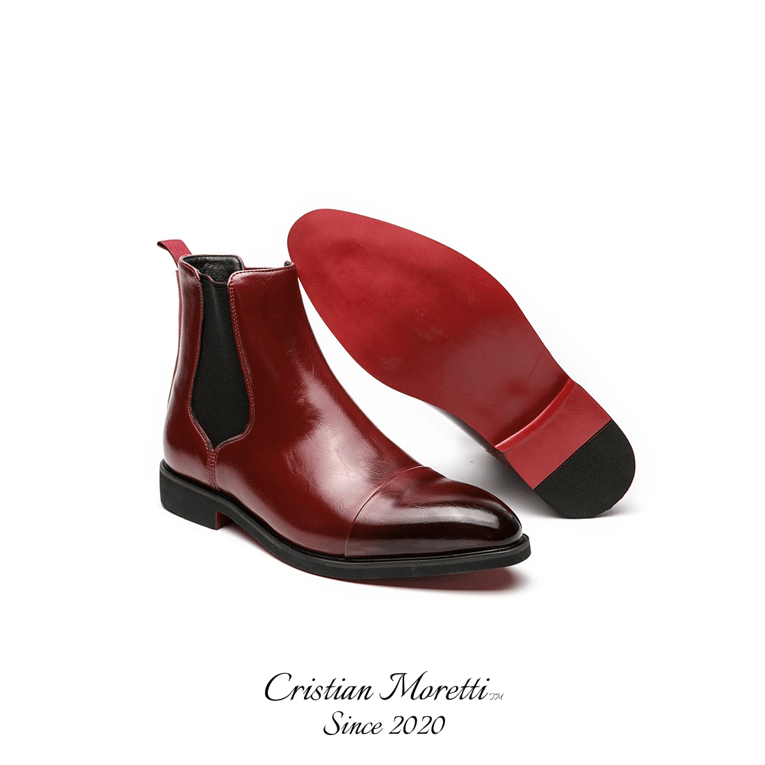 "Dante" - Premium Leather Chelsea Boots by Cristian Moretti®