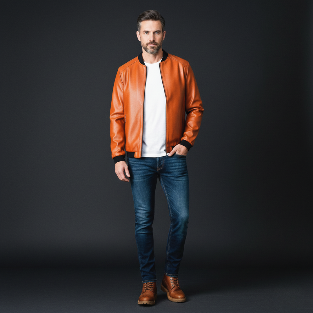 "The Vagabond" - PU Leather Jacket by Cristian Moretti™