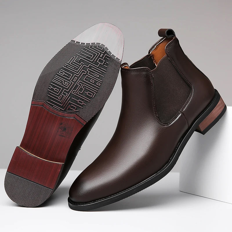 "Valdez" Leather Chelsea Boots - Cristian Moretti