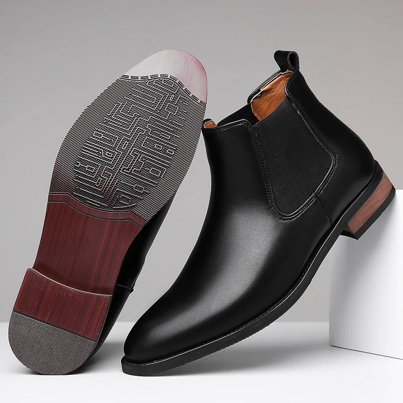 "Valdez" Leather Chelsea Boots - Cristian Moretti