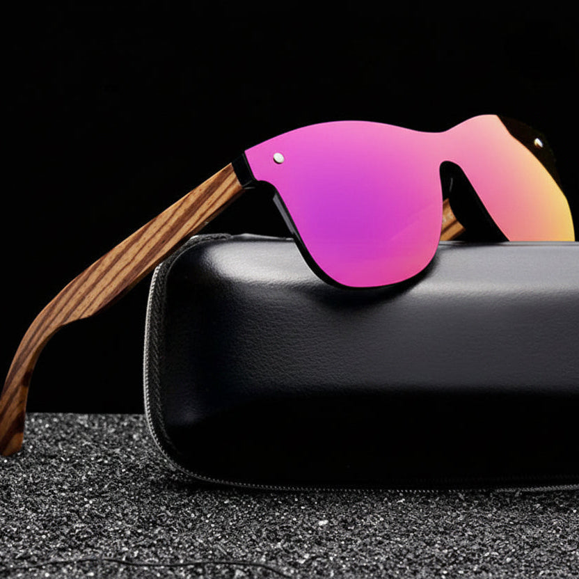 "Zebrano Fiore" Wood Sunglasses - Cristian Moretti