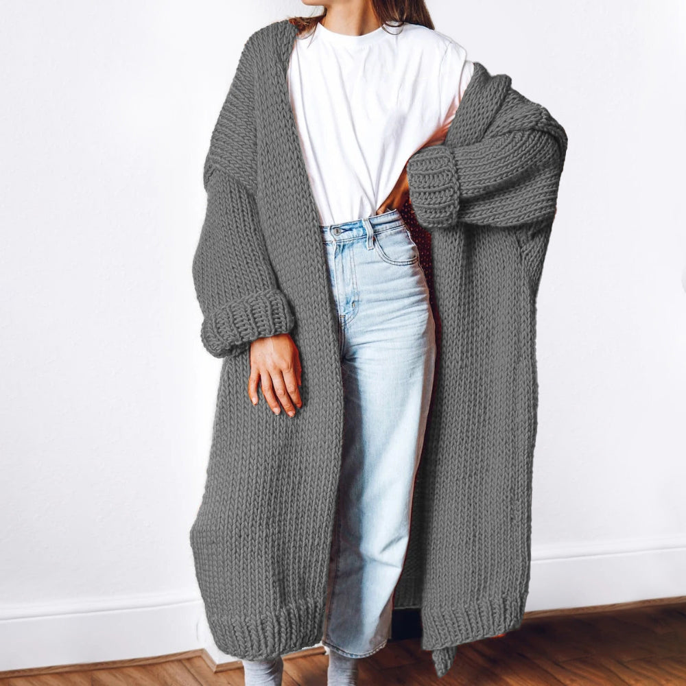 Lunaria – Oversized Ribbed Cardigan