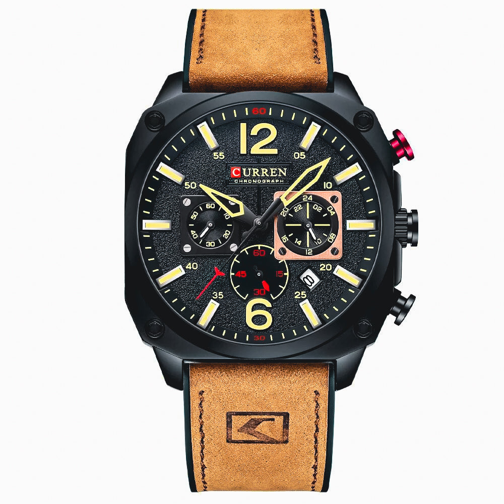 The Commander - Chronograph Watch by Curren™ & Cristian Moretti® - Cristian Moretti