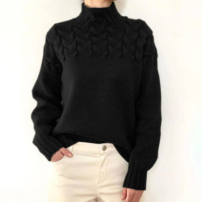 Aurora Alpina – Cable Turtleneck Sweater